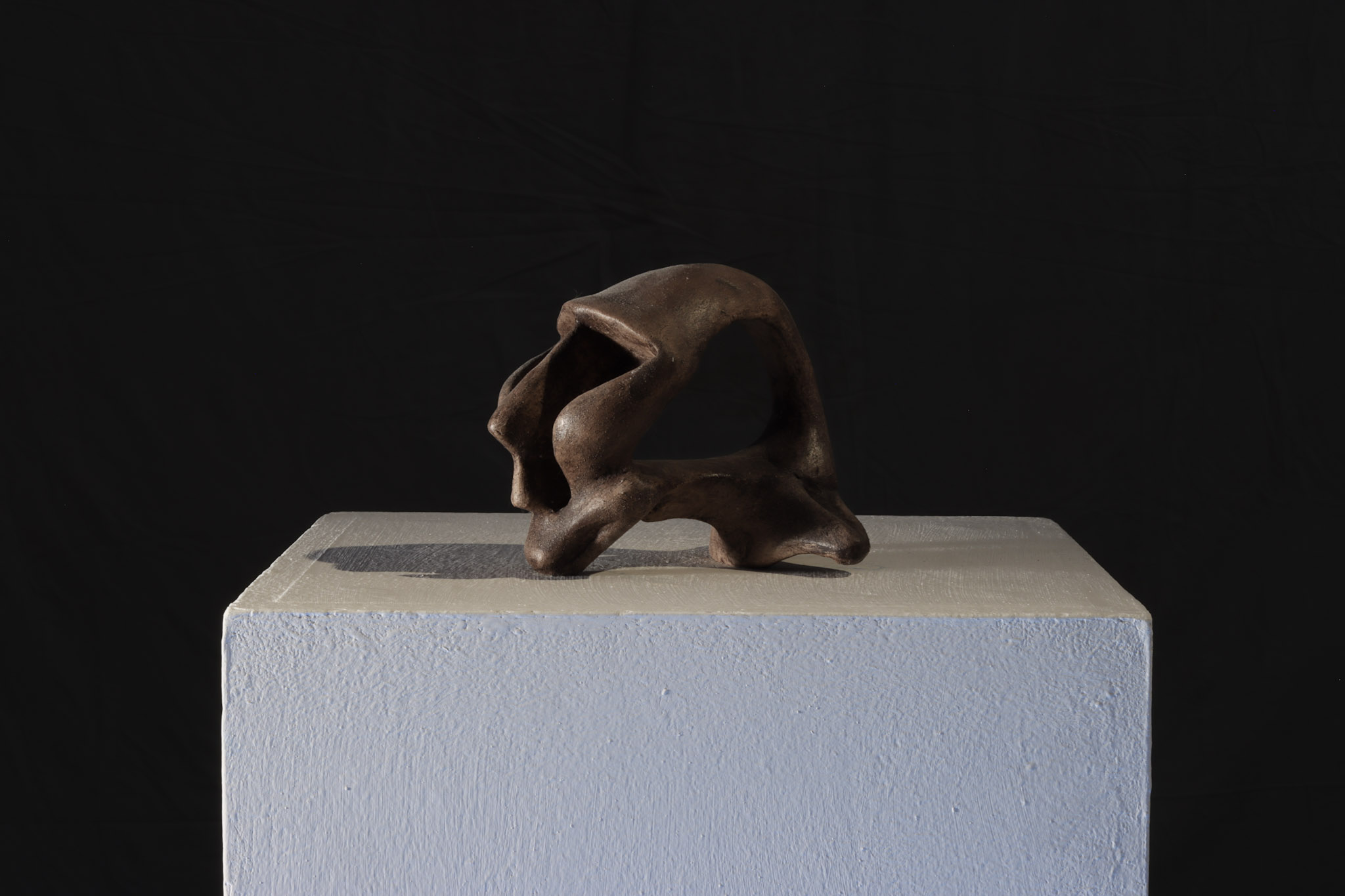 Hollow face Ceramic and bootpolish14x12x12cm£260